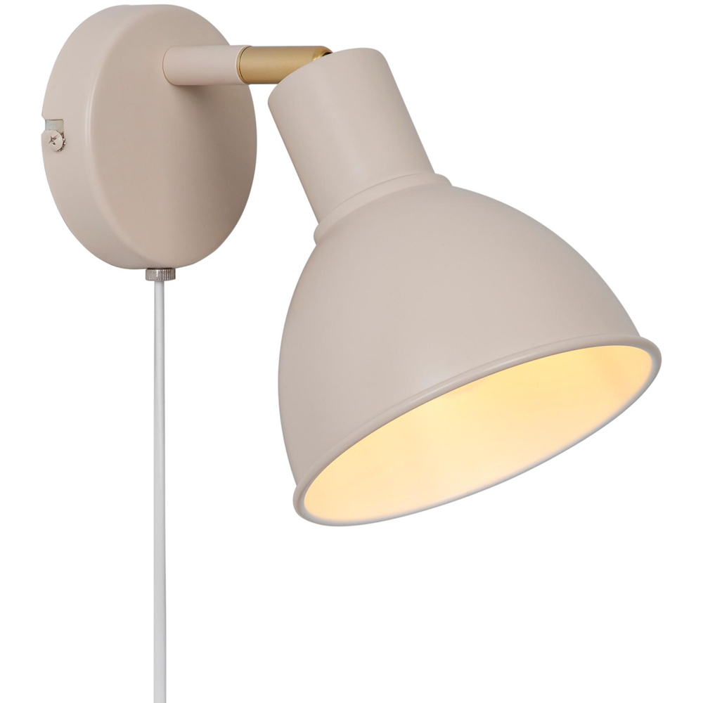 Nordlux Pop E27 Beige Wall Light Image 1