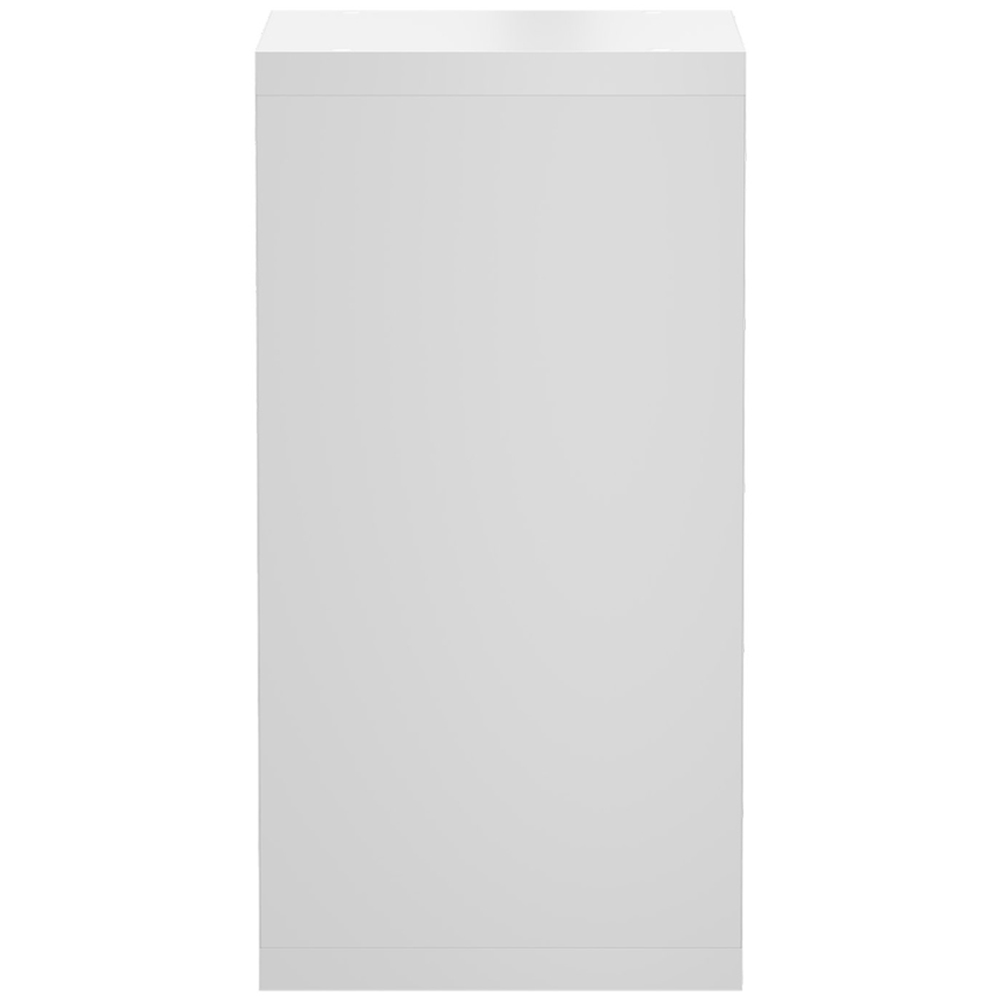 Clever Cube 2 Shelf White Storage Unit Image 4