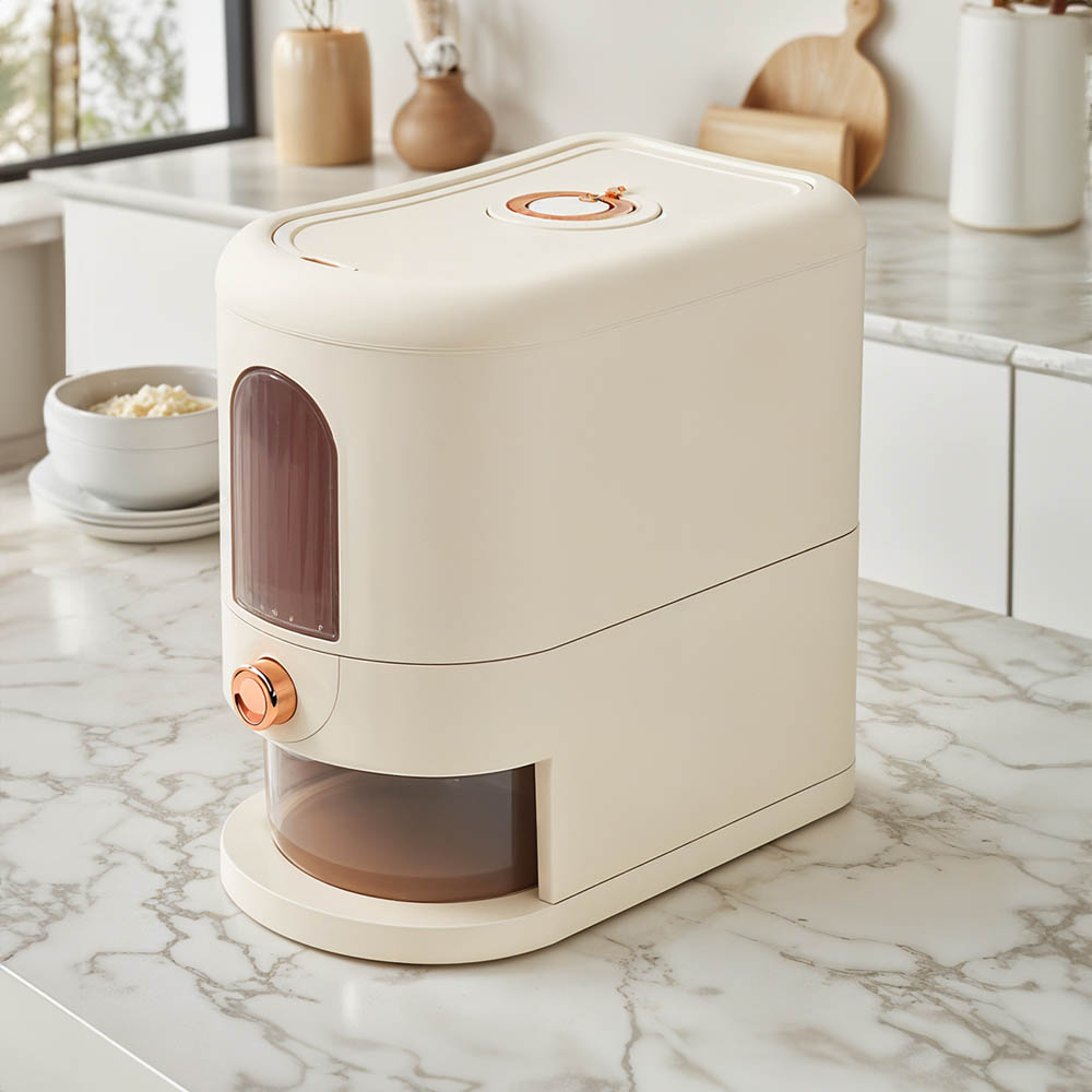 Living and Home Multi Functional Large Capacity Rice Dispenser 5kg Image 7