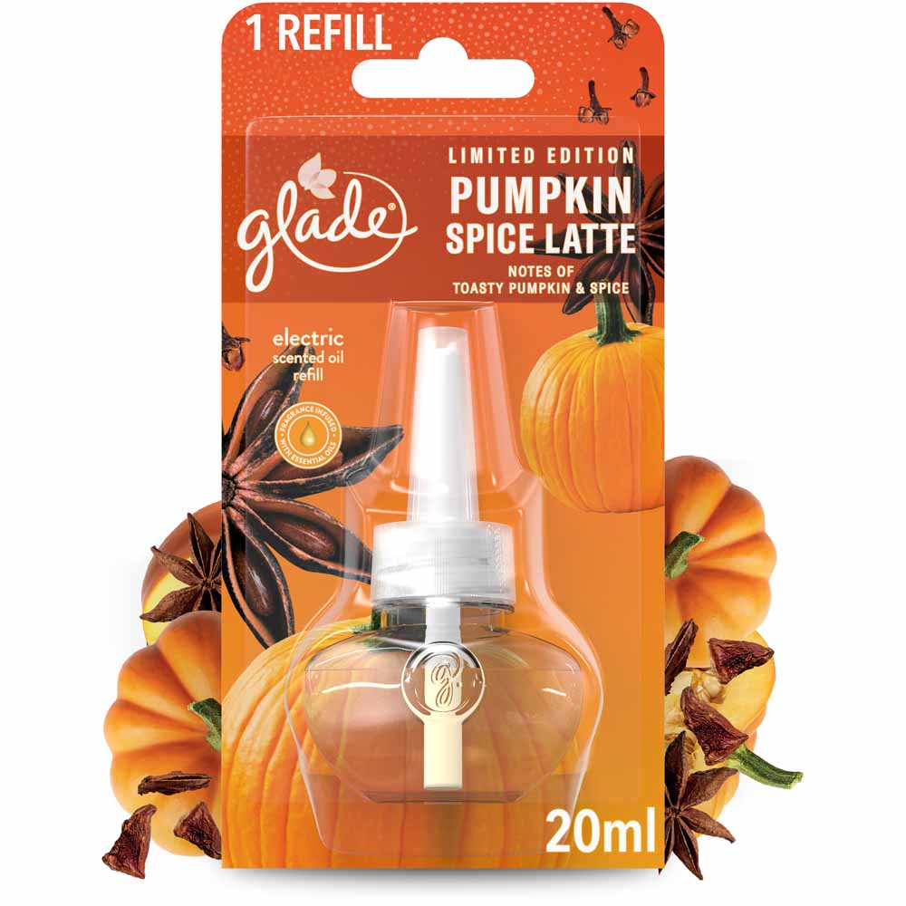 Glade Electric Refill Pumpkin Spice Latte Scented Wilko