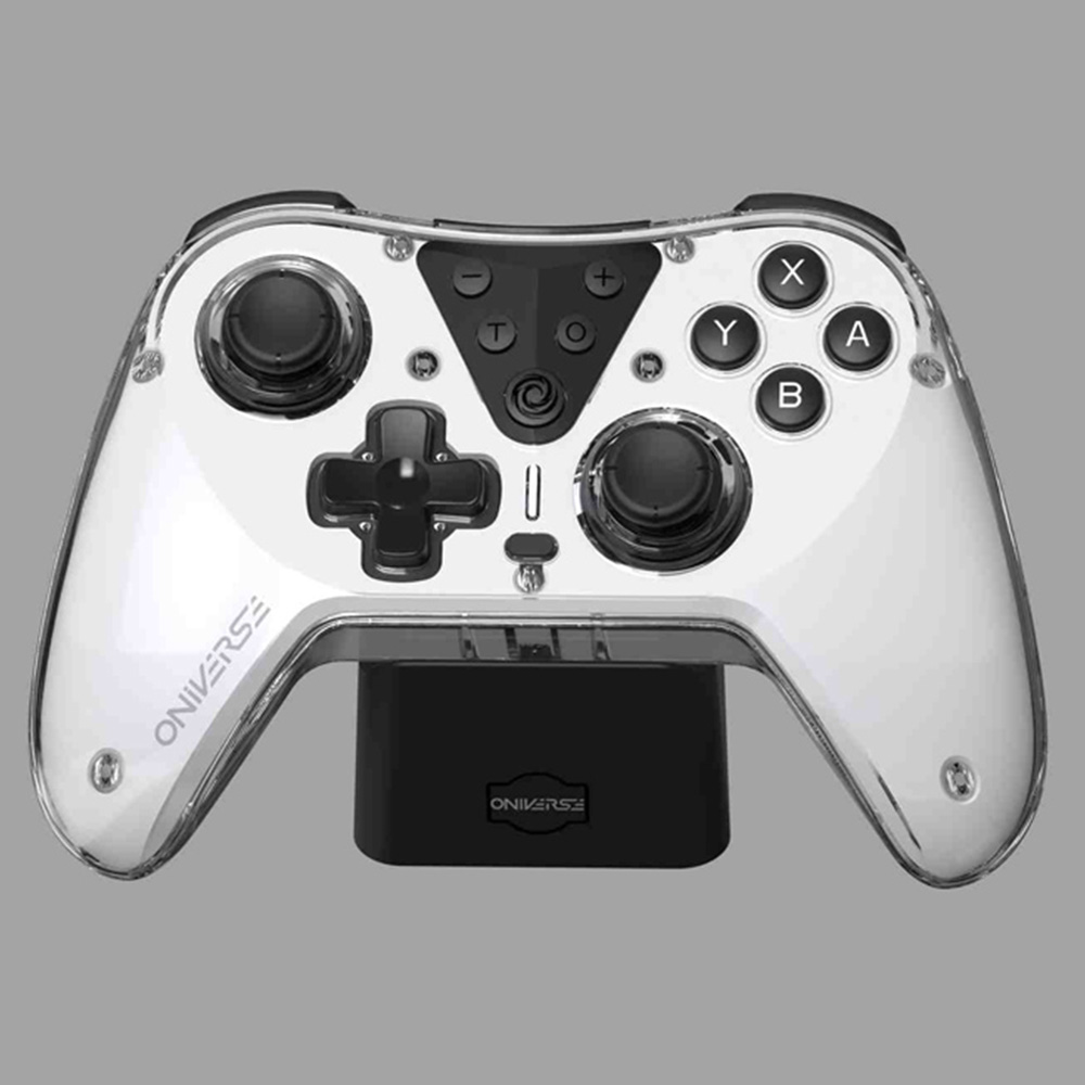 Oniverse Astralite White Wireless Bluetooth Gaming Controller and Charging Station Image 5