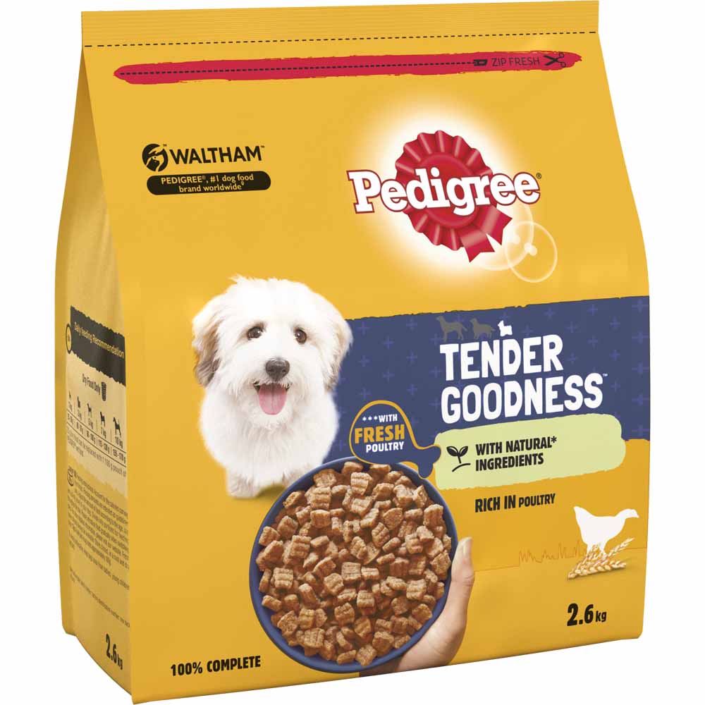 Pedigree Tender Goodness Poultry Small Adult Dry Dog Food 2.6kg Image 2
