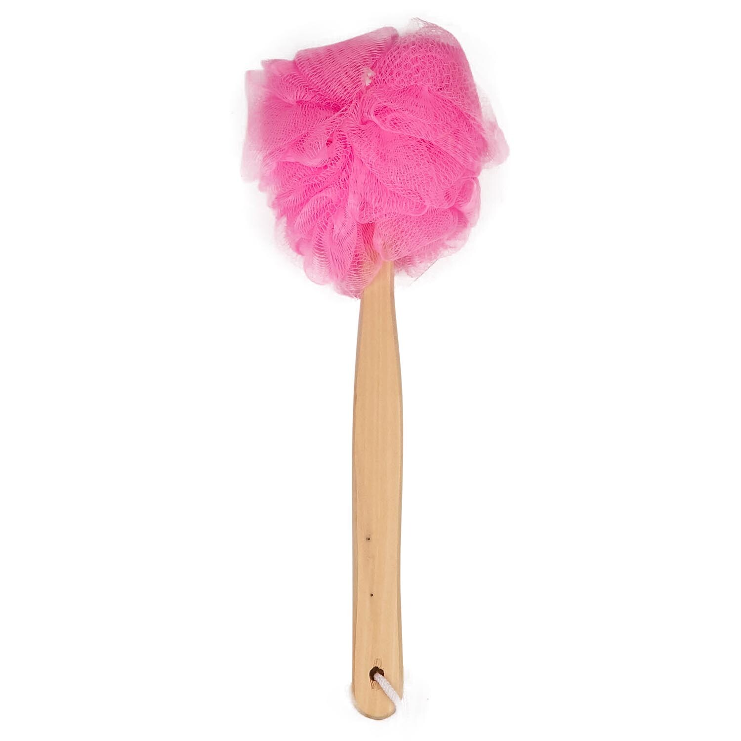 Wooden Handle Body Scrubber Loofah Brush Image