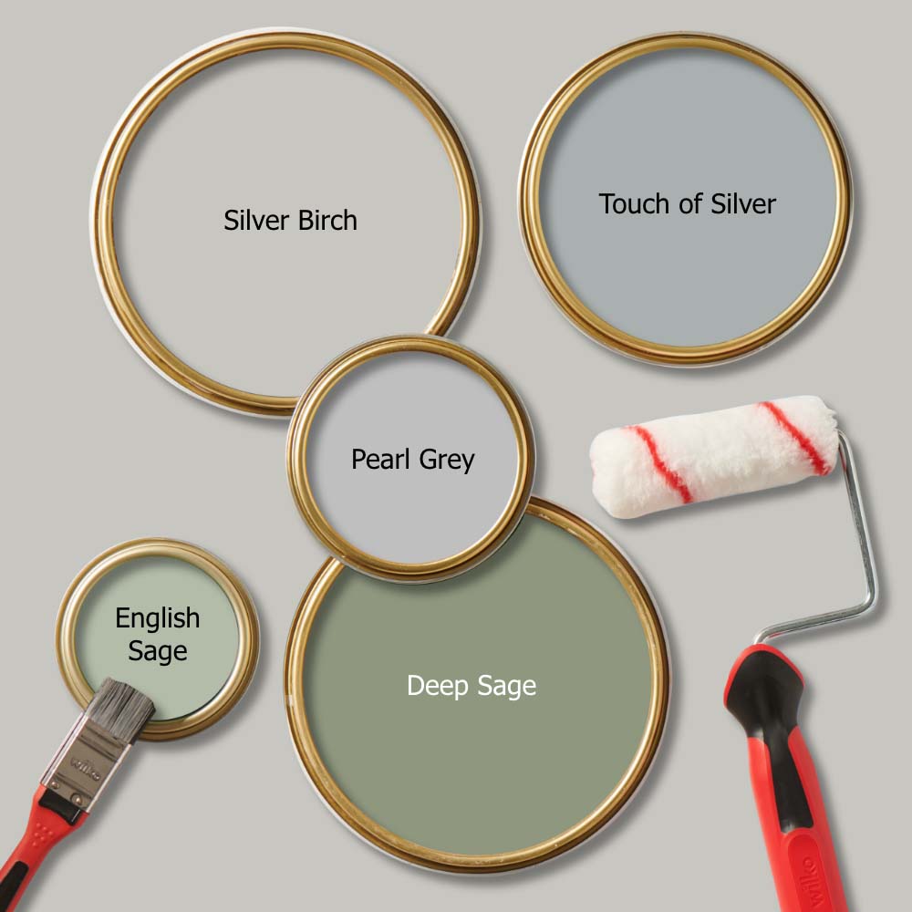 Wilko One Coat Paint Silver Birch 2.5L Wilko