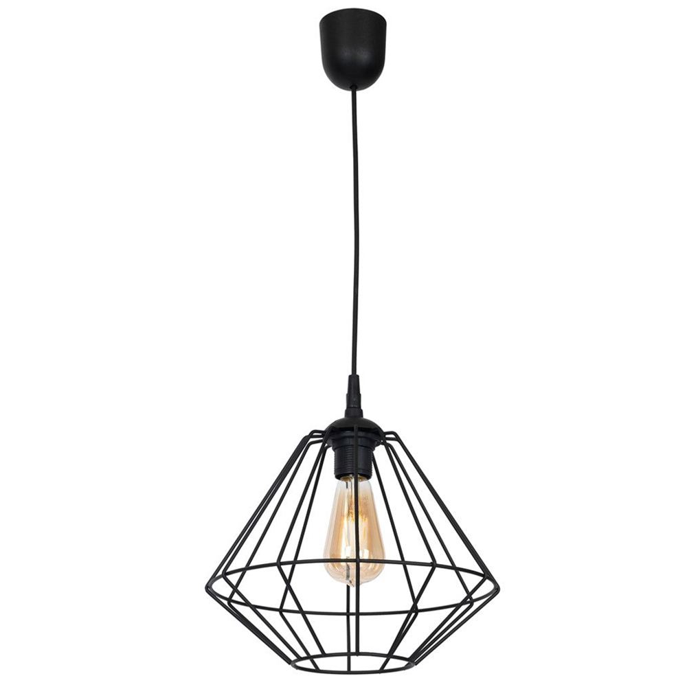 Milagro Colin Black Pendant Lamp 230V Image 1