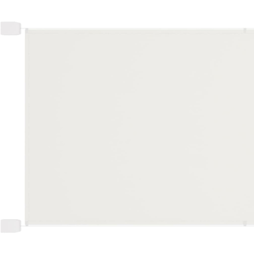 vidaXL White Oxford Fabric Vertical Awning 1.4 x 2.7cm Image 4