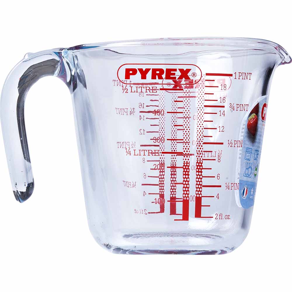 Vintage PYREX - Borosilicate Glass Cookware - Measuring Cup 0.5 L