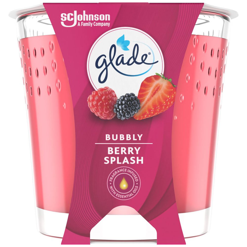 Glade Bubbly Berry Splash Aerosol Air Freshener 300ml Image 1