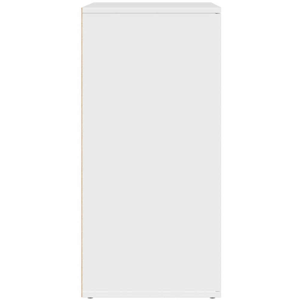 vidaXL 2 Door White Sideboard Image 7