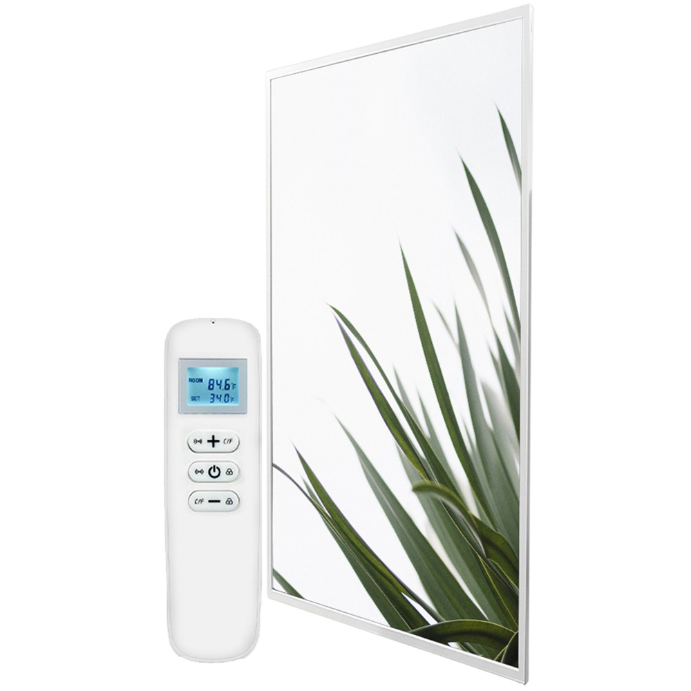 Mirrorstone Nexus 900W Minimal Leaf Wi-Fi Infrared Heating Panel 795 x 1195mm Image 1