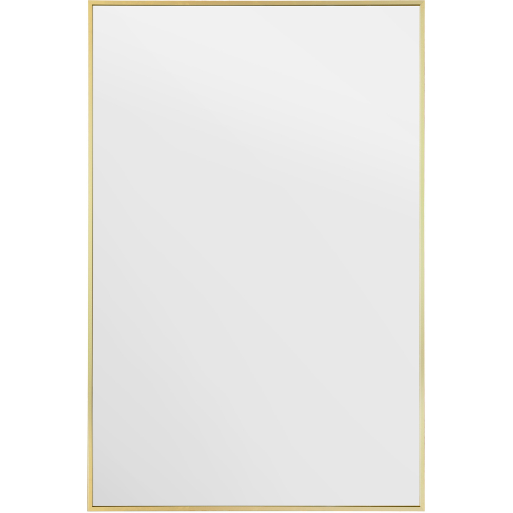 The Artus Gold Aluminium Wall Mirror 120 x 80cm Image 1