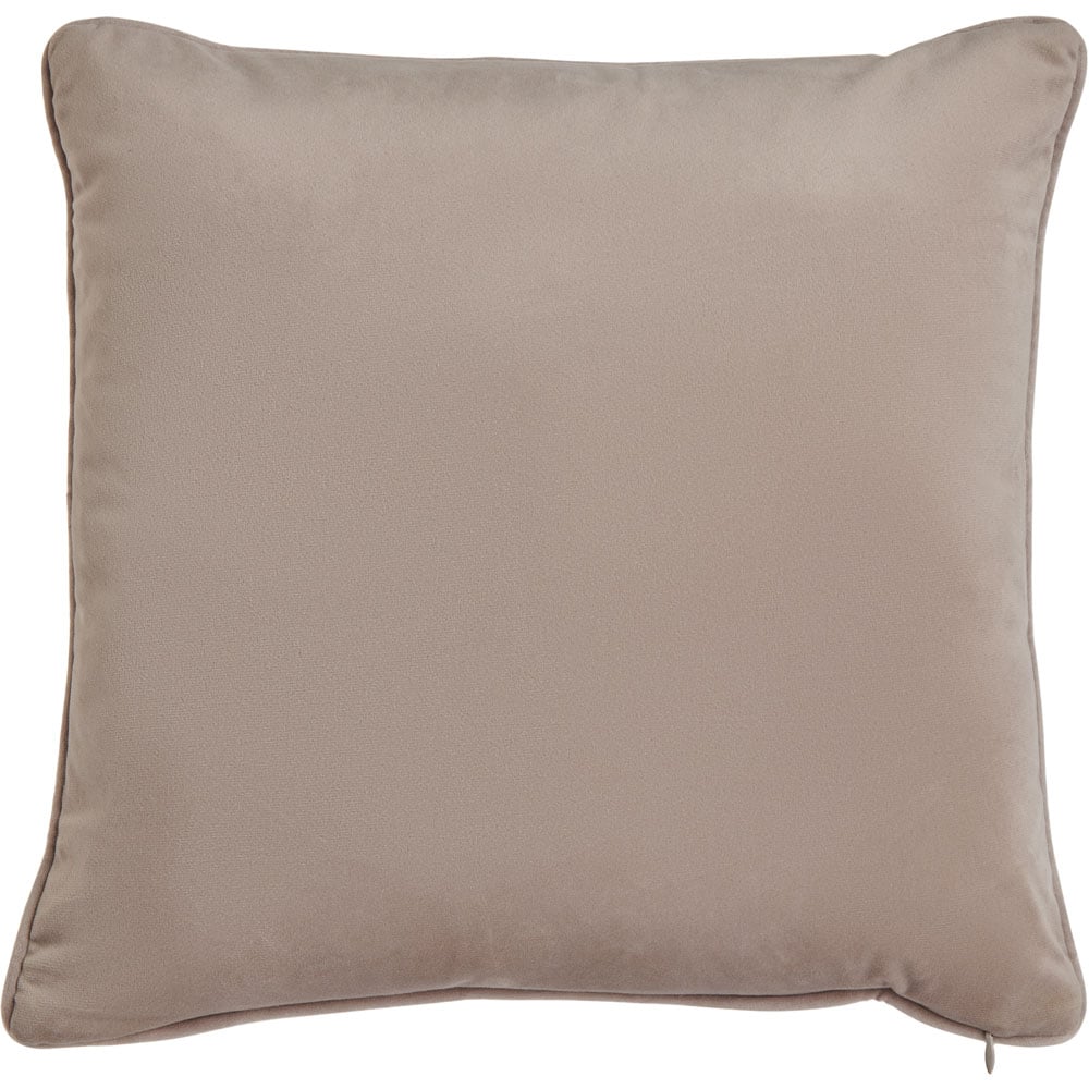 Wilko Mink Velvet Decorative Cushion 43 x 43cm Image 2