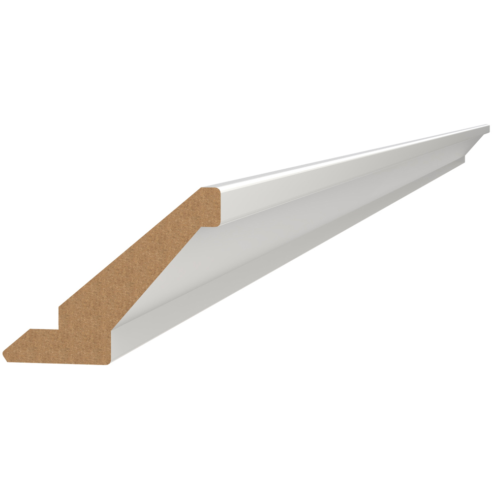 Kitchen Kit Matt Shaker White Cornice 70 x 90 x 2745mm Image 1