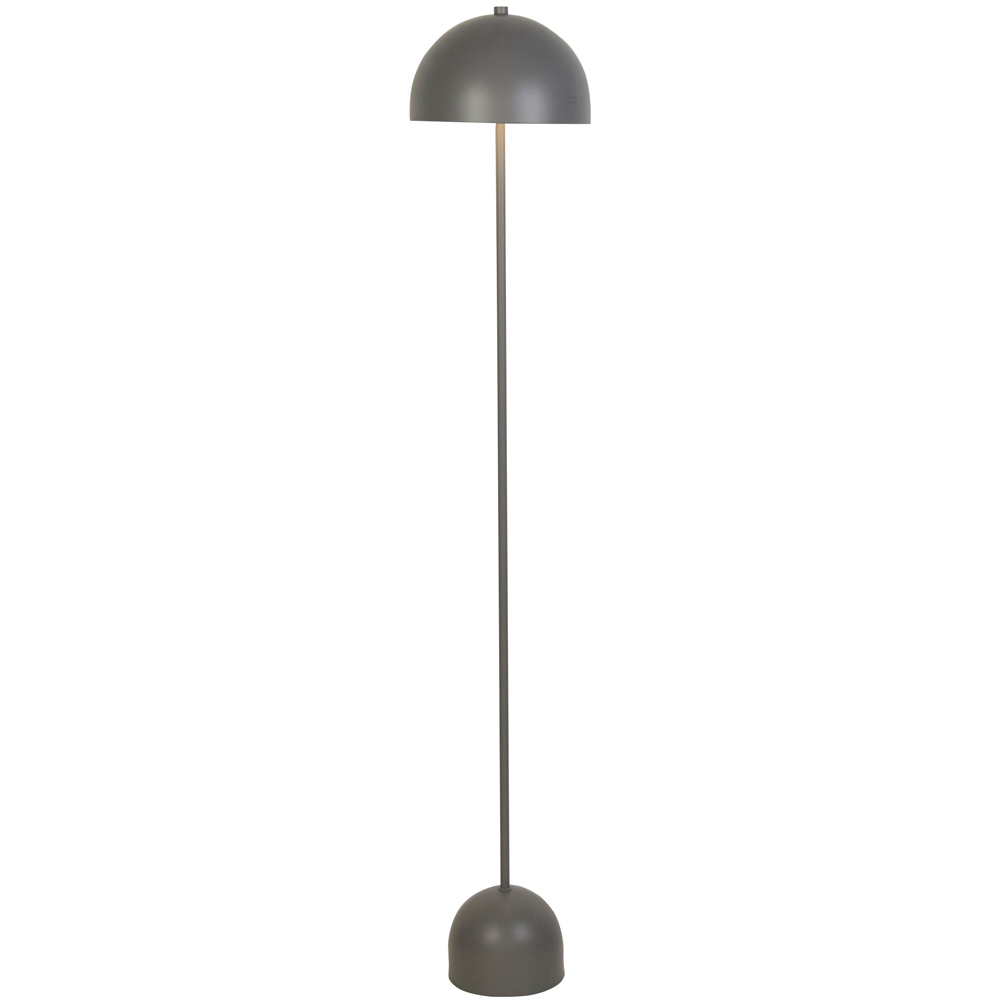 Lighting Collection Matt Grey Rechargeable LED Floor Lamp Image 3