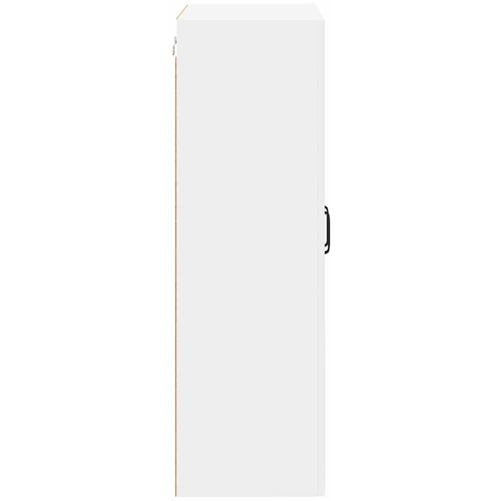vidaXL 2 Glass Door White Kitchen Wall Cabinet Image 6