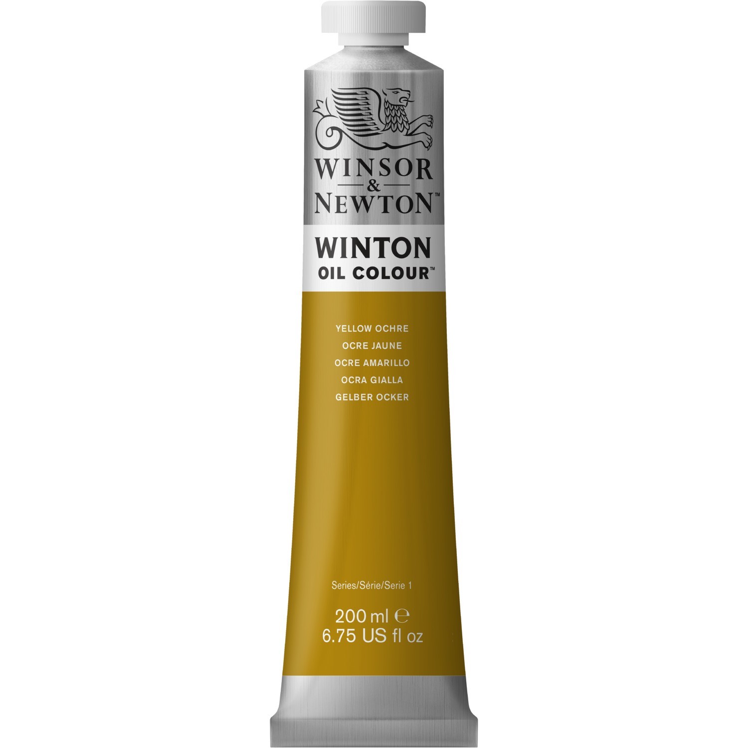 Winsor and Newton 200ml Winton Oil Colours - Yellow Ochre Image 1