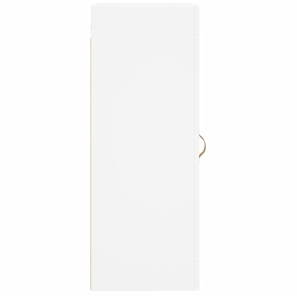 vidaXL Single Door White Wall Mounted Cabinet Image 6