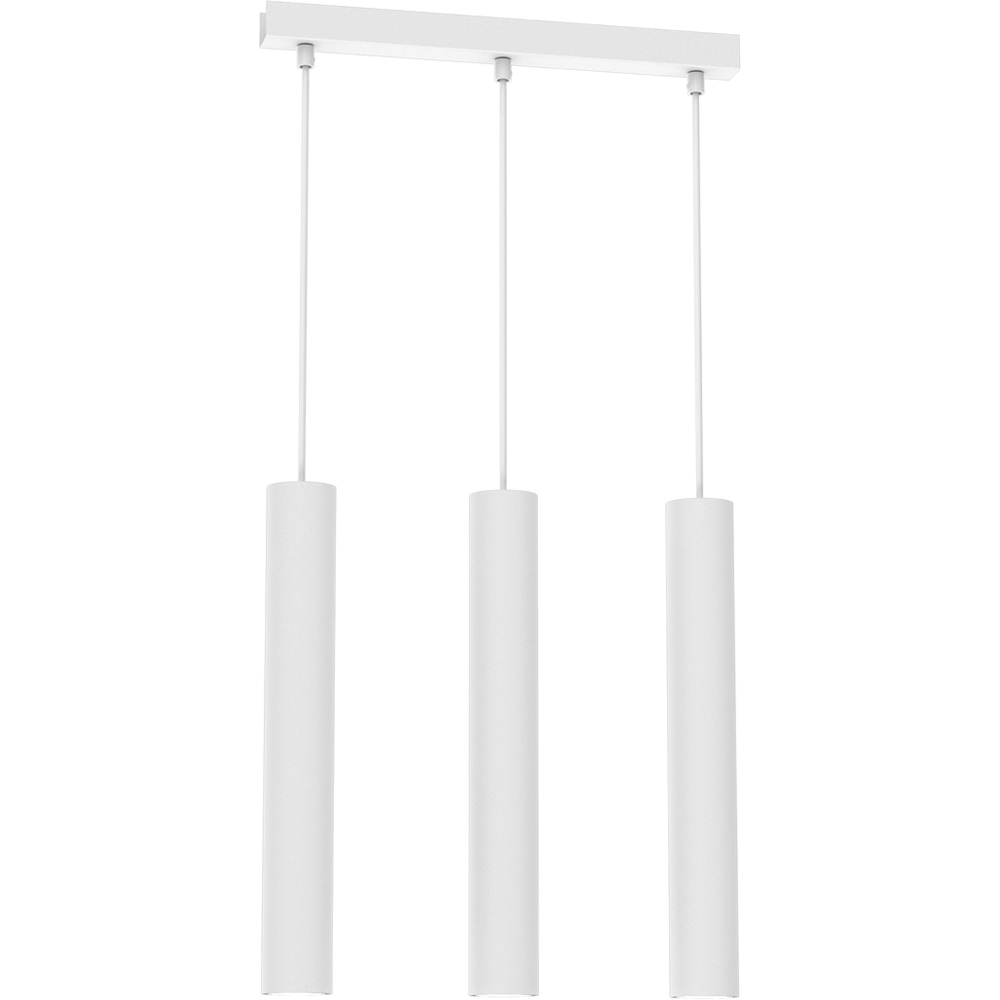 Milagro Hudson White 3 Pendant Lamp 230V Image 1