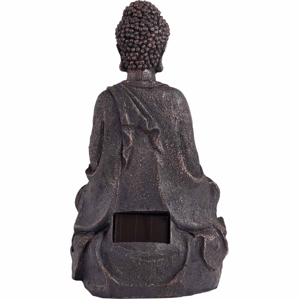 Burwood Buddha Figurine Solar Image 3