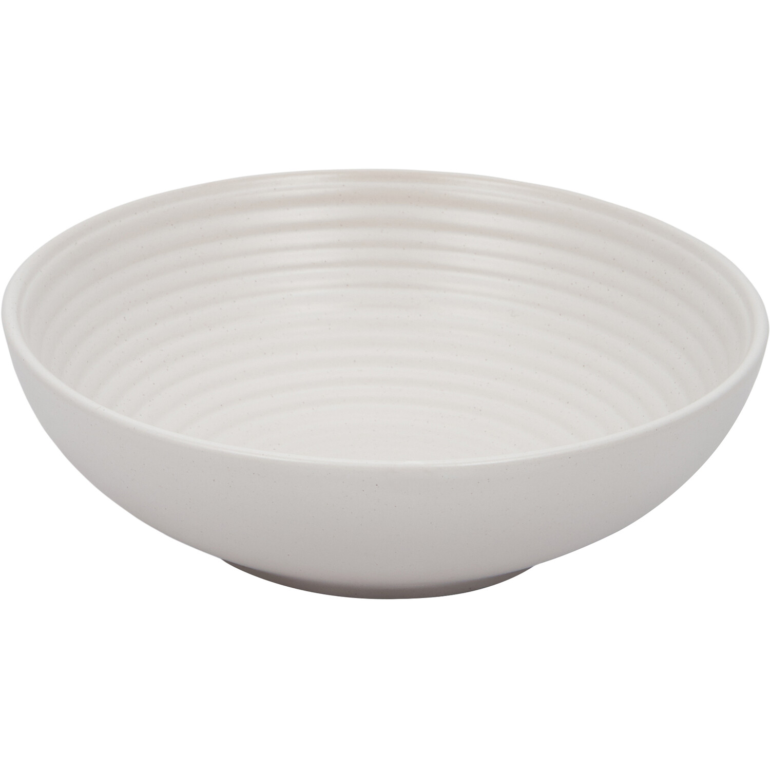 Genoa Ribbed Pasta Bowl - Cream Image 1