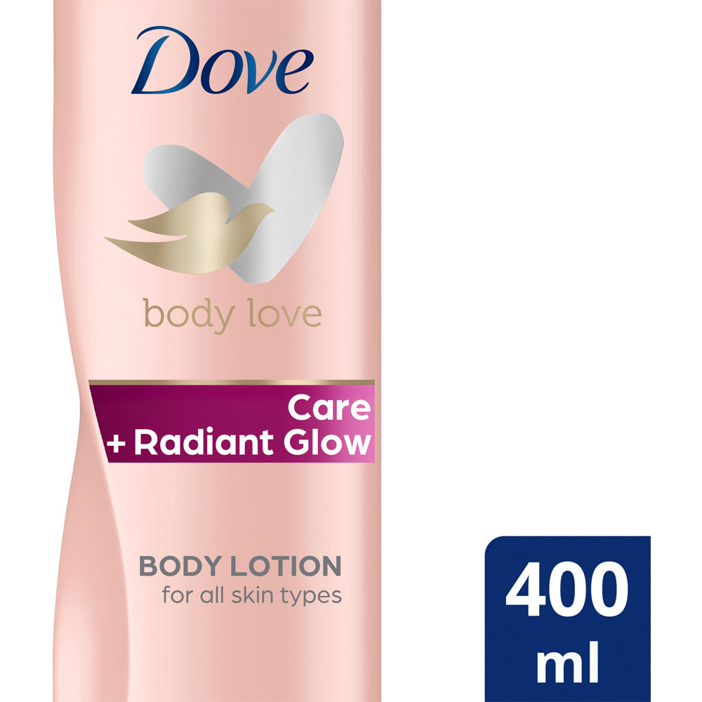 Dove Lotion Care and Glow Body Lotion 400ml Image 2