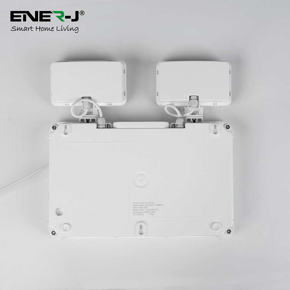 ENER-J 3W Emergency LED Twin Spot Light Image 2