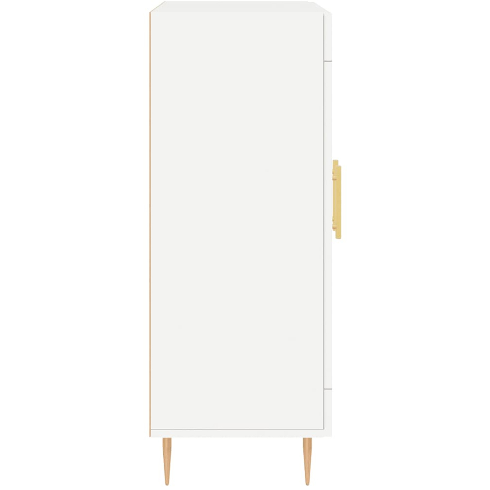 vidaXL 2 Door White Sideboard Image 7
