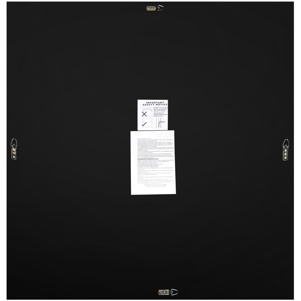 MirrorOutlet Langley Bevelled Wall Mirror 144 x 116cm Image 4