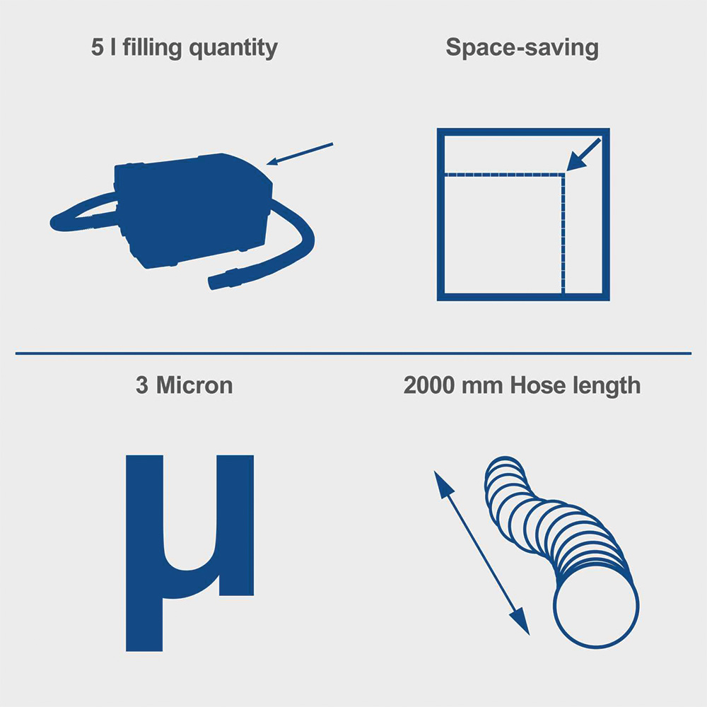 Scheppach HD2P 3-in-1 5L Extraction and Inflation Portable Vacuum Cleaner 1250W Image 8