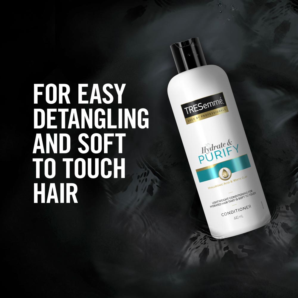Tresemme Conditioner Purify and Hydrate 440ml Image 4