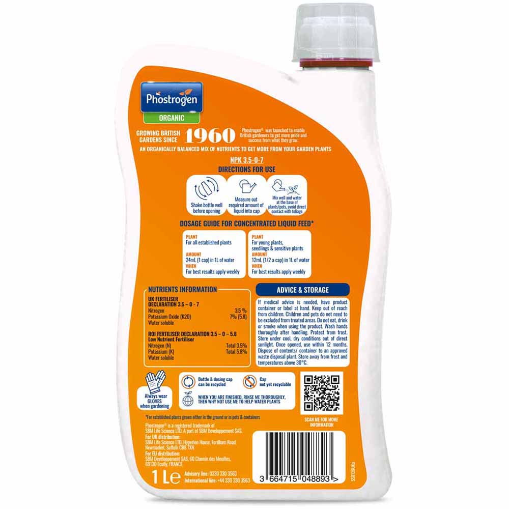 Phostrogen Organic Liquid 1L Image 3