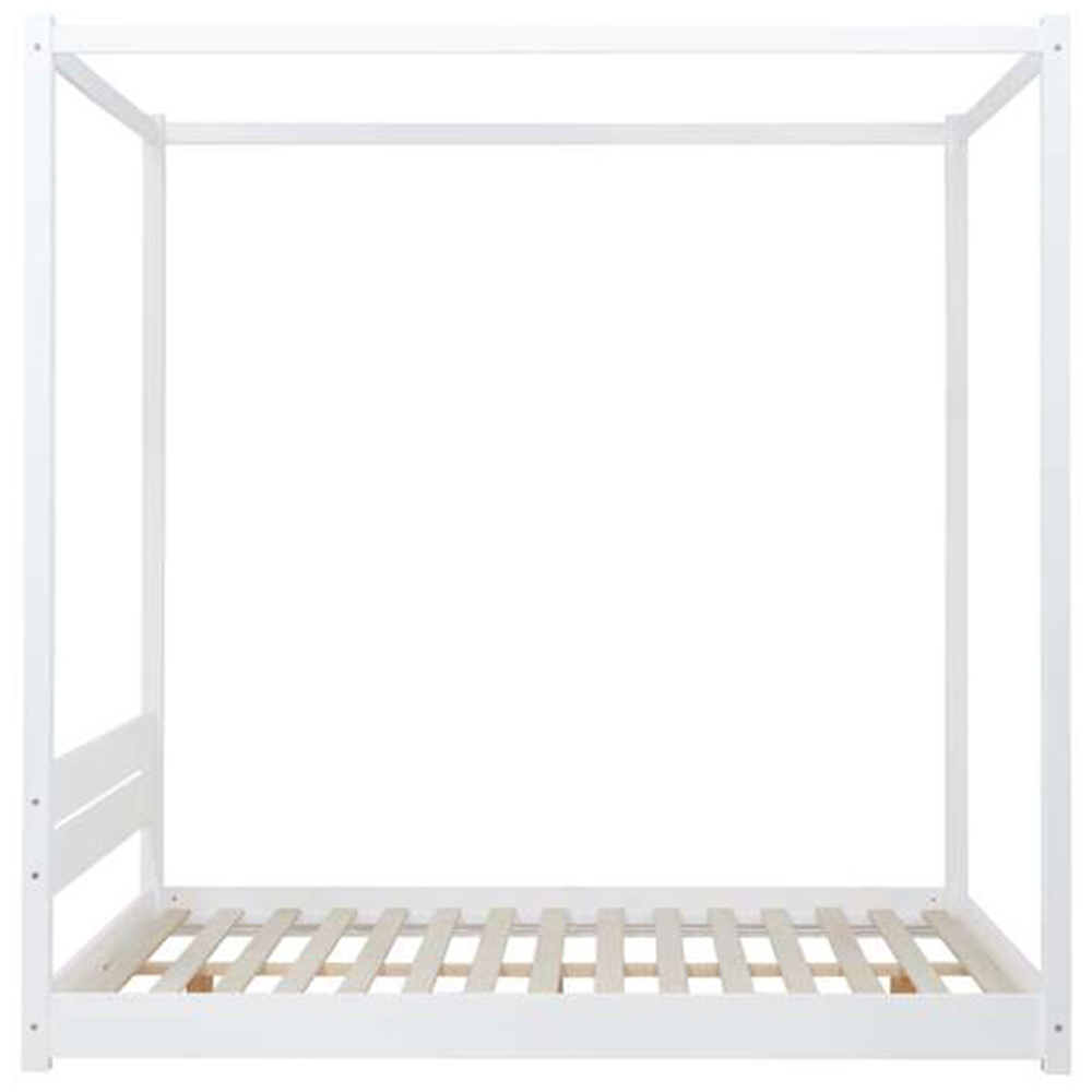 Darwin Double White Four Poster Bed Image 4