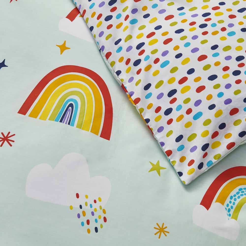 Wilko Rainbows Single Duvet Set Wilko
