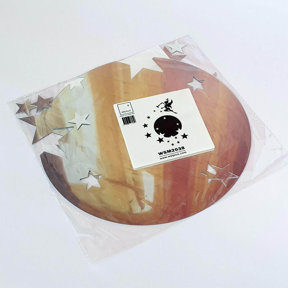 Walplus Flying Fairy Tinker Bell with Stars Mirror Wall Stickers Image 6