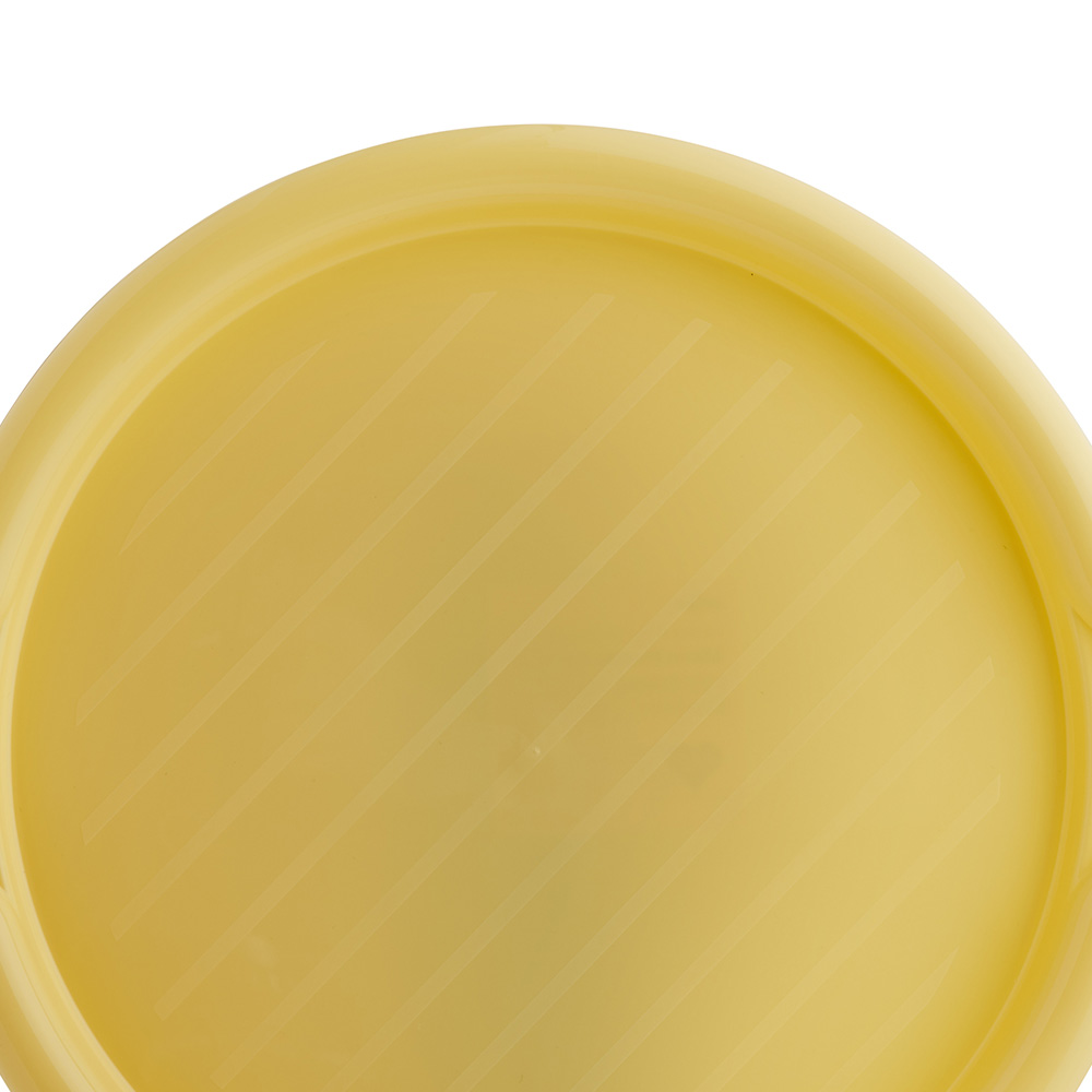 Wilko Round Tray Yellow Wilko