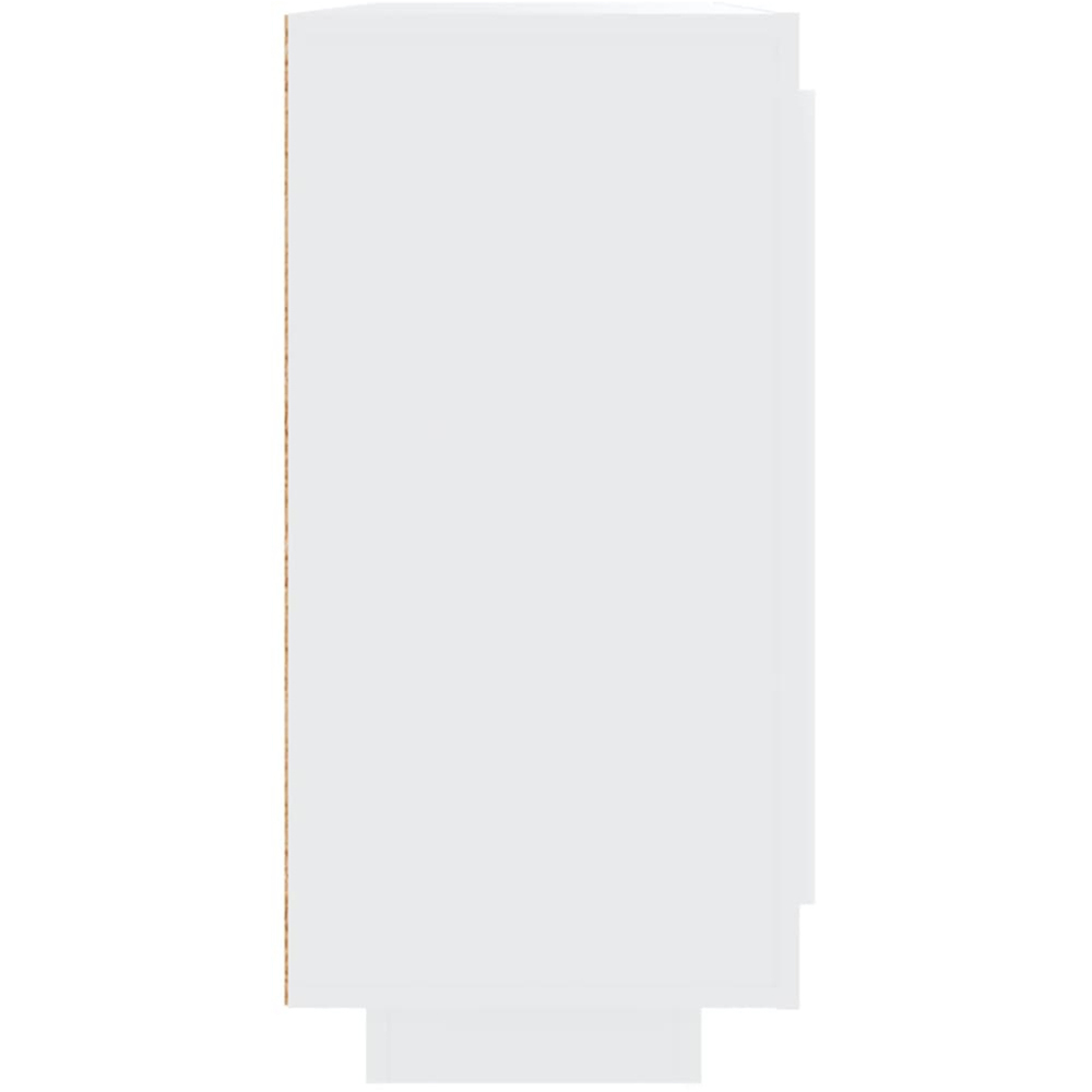 vidaXL 3 Door White Sideboard Image 5