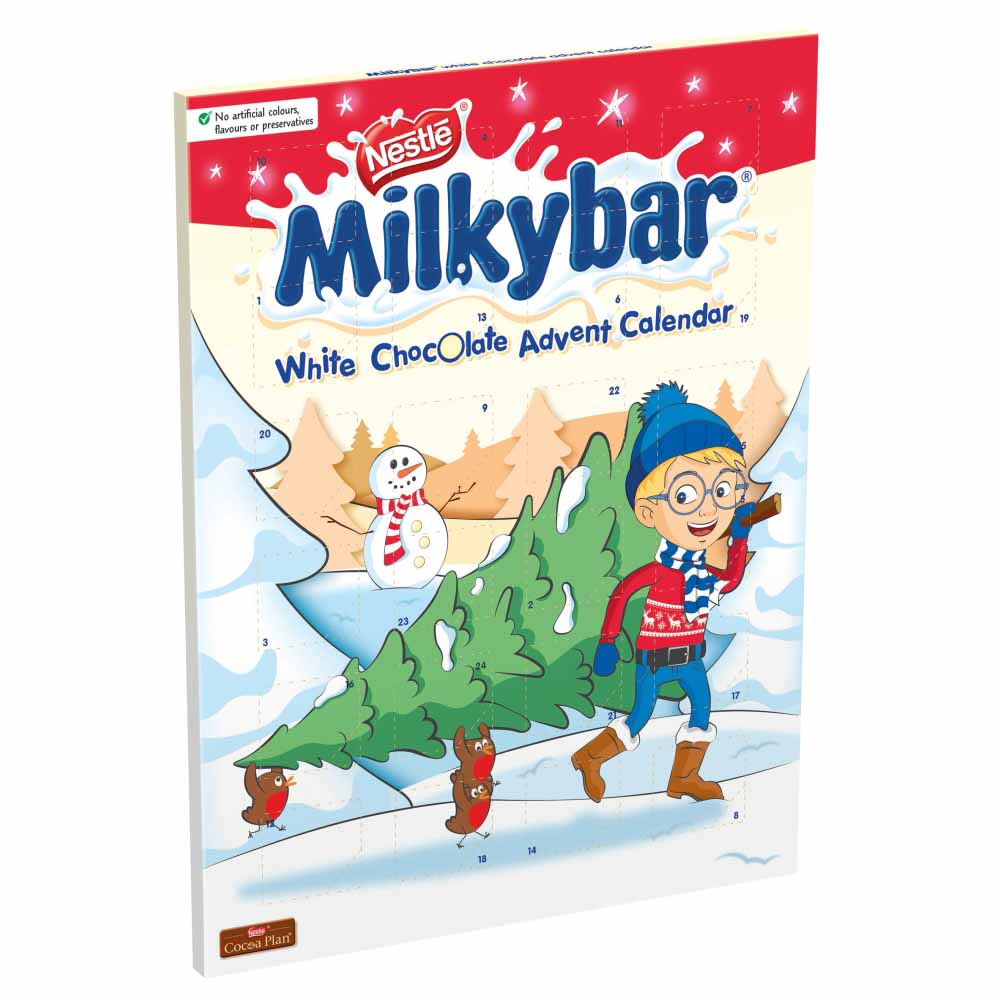 Milkybar White Chocolate Advent Calendar 85g Wilko