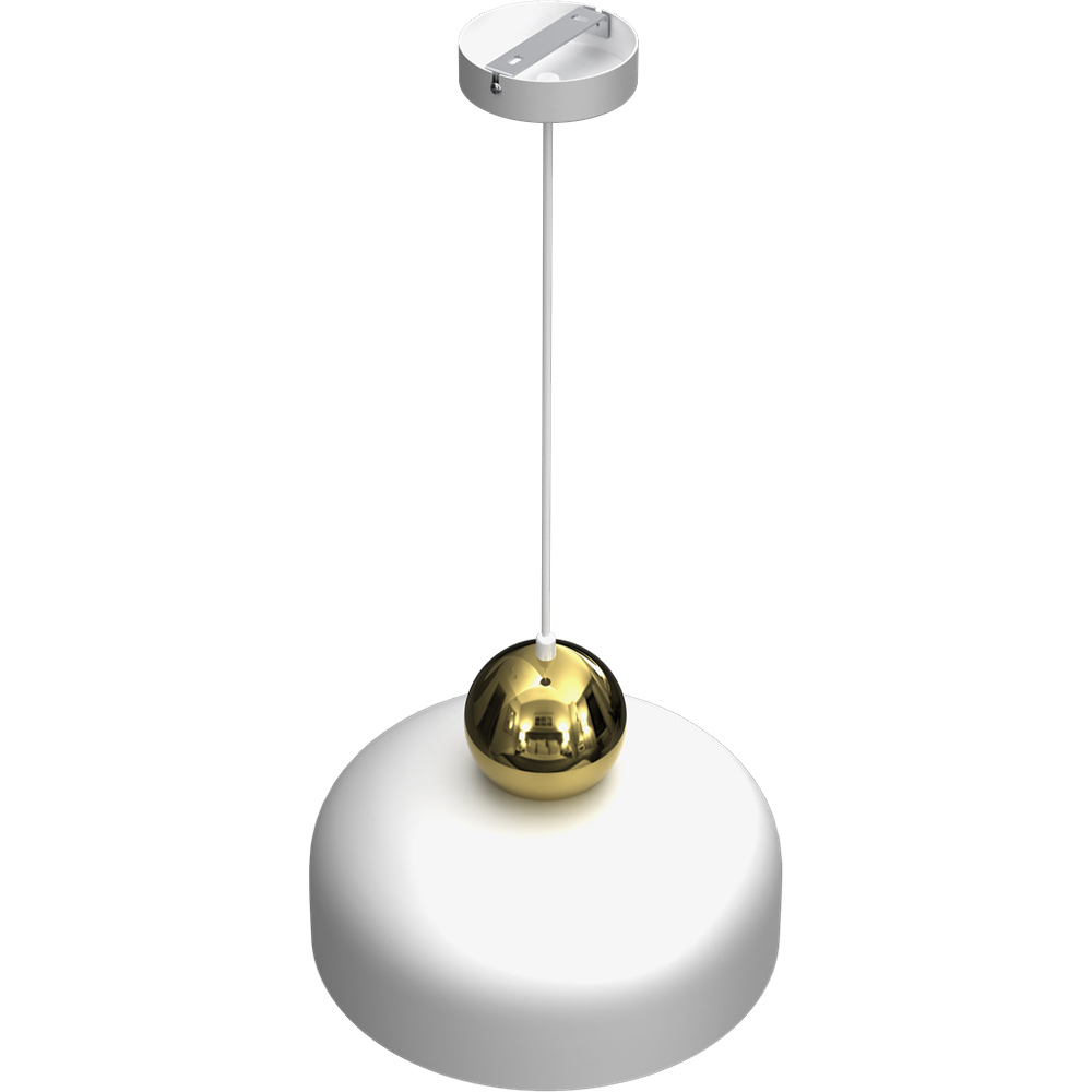 Milagro Harald White Pendant Lamp 230V Image 5