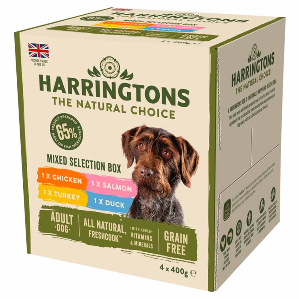 Harringtons Wet Dog Food Variety Pack 4x400g Image