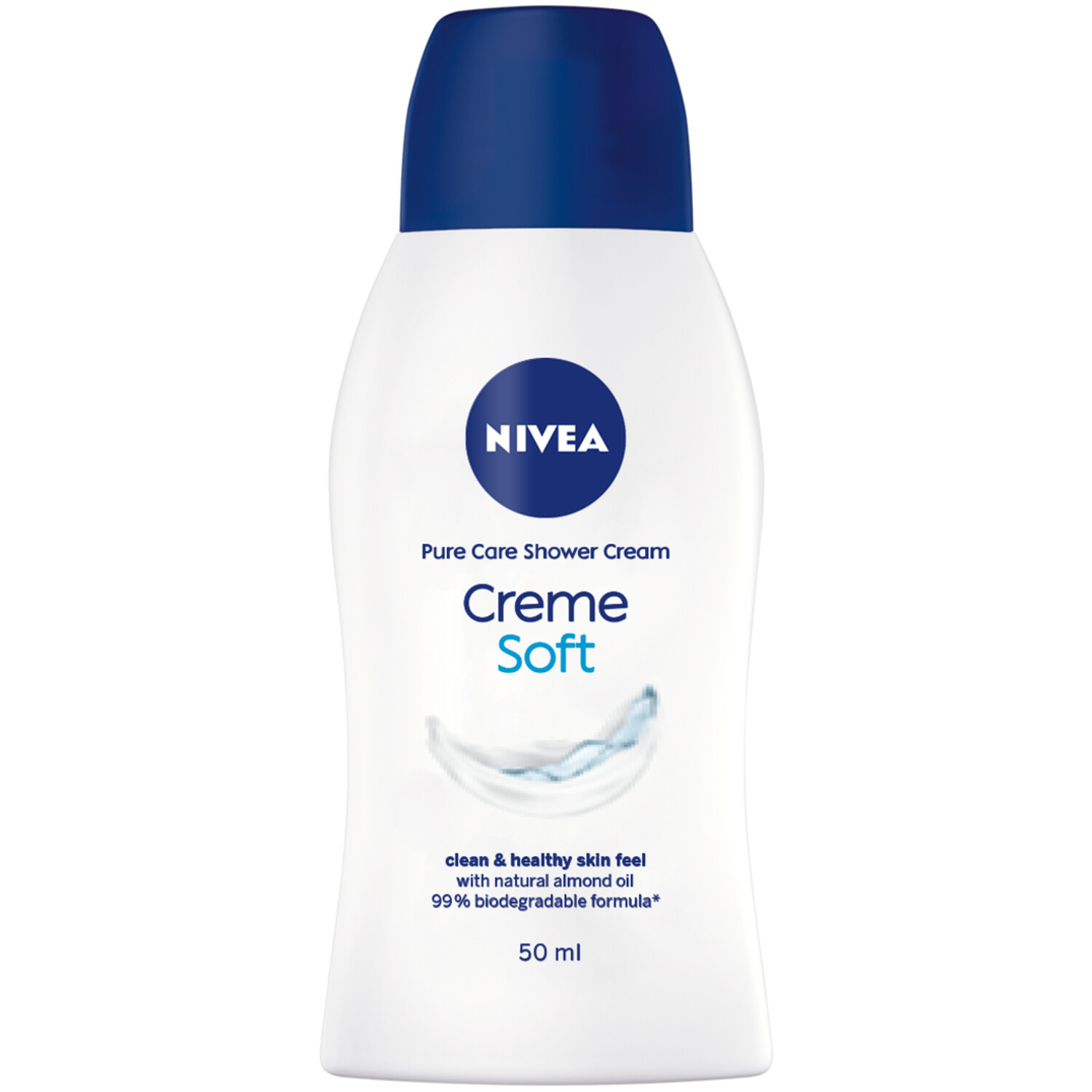 Nivea Pure Care Shower Cream 50ml - White Image