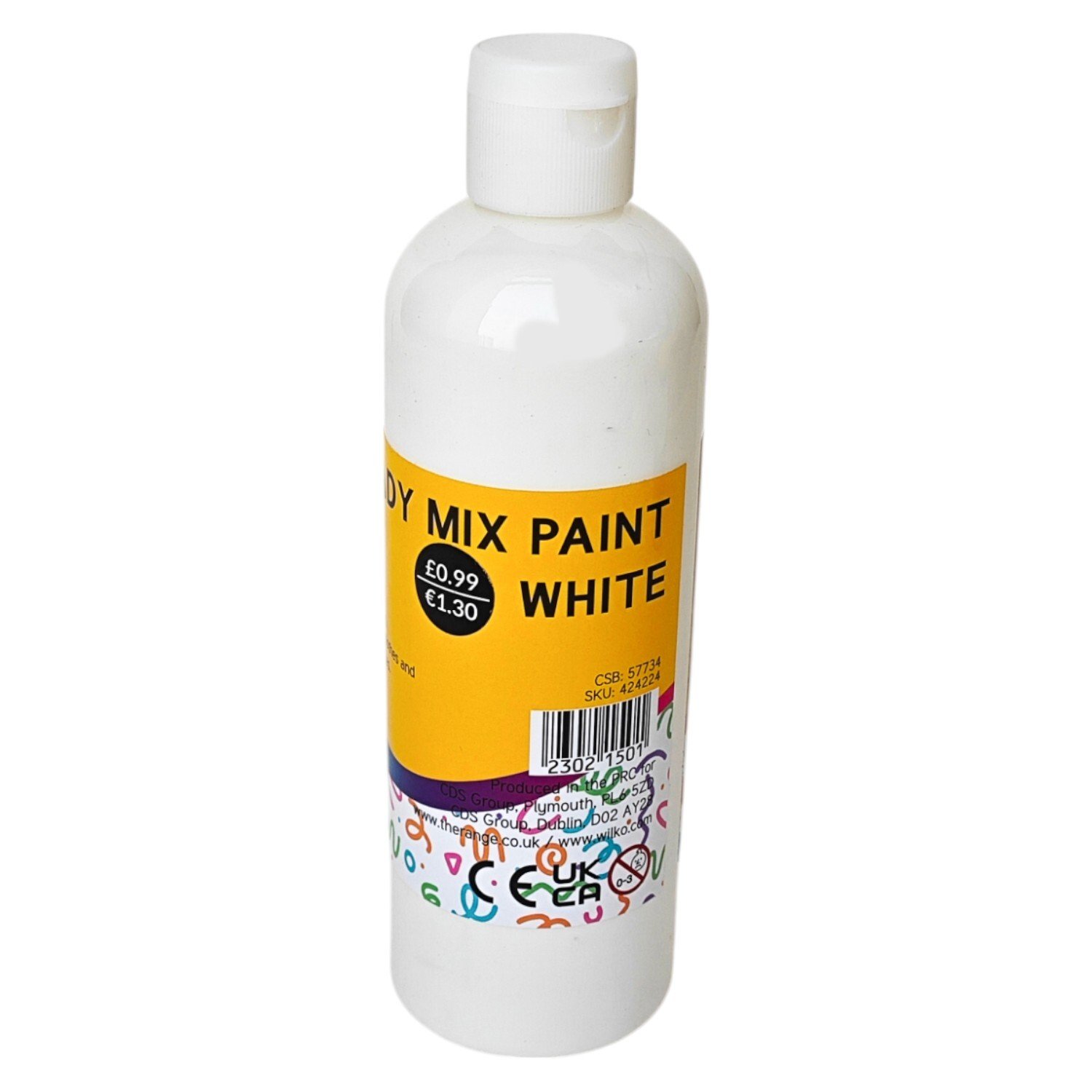 Crafty Club Ready Mix Paint - White Image