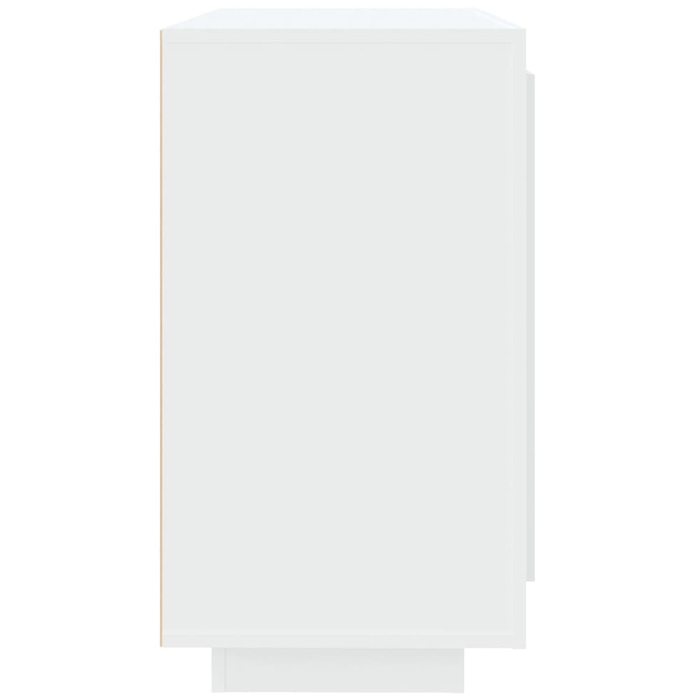vidaXL 2 Door White Sideboard Image 4