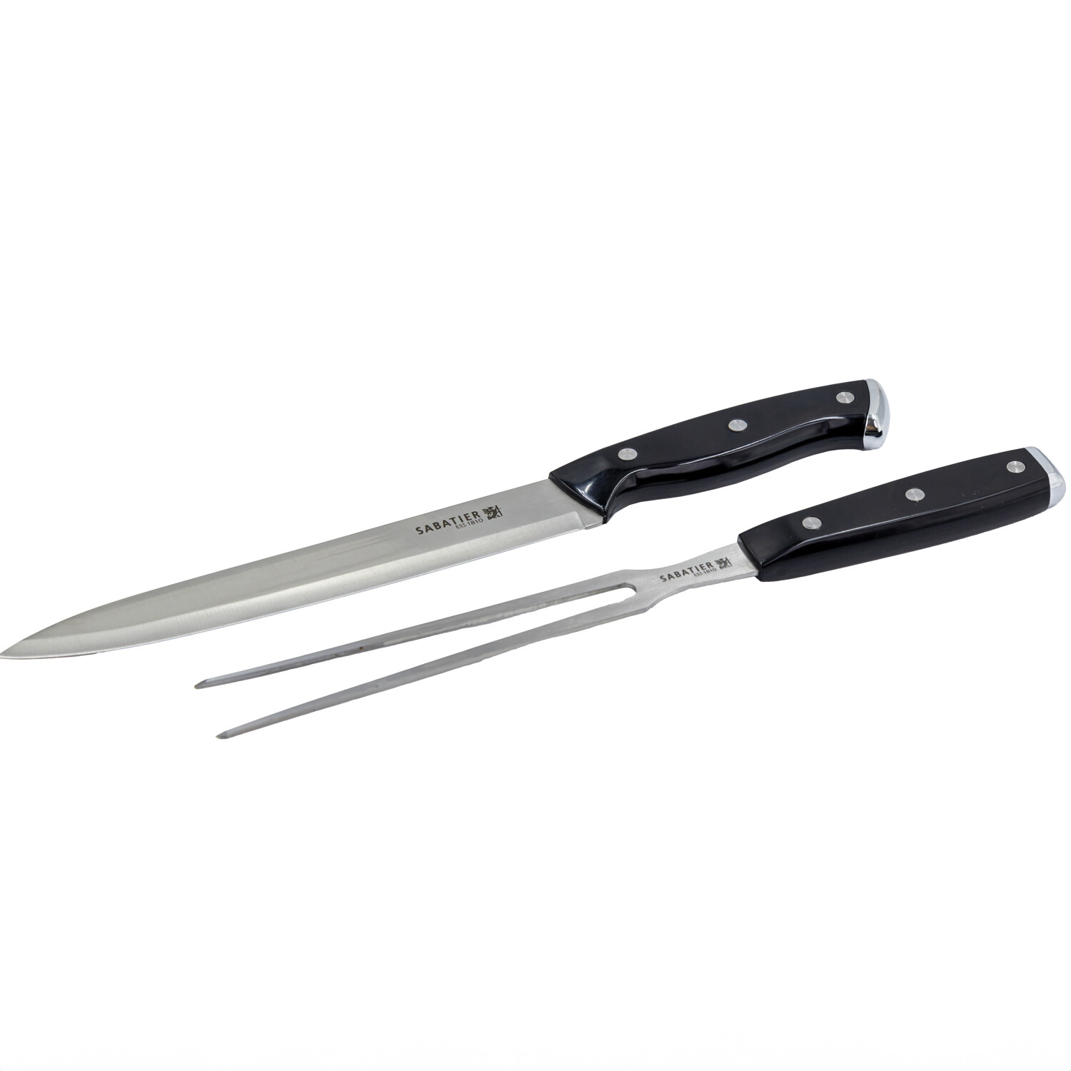 Sabatier Carving Set - Black Image 2