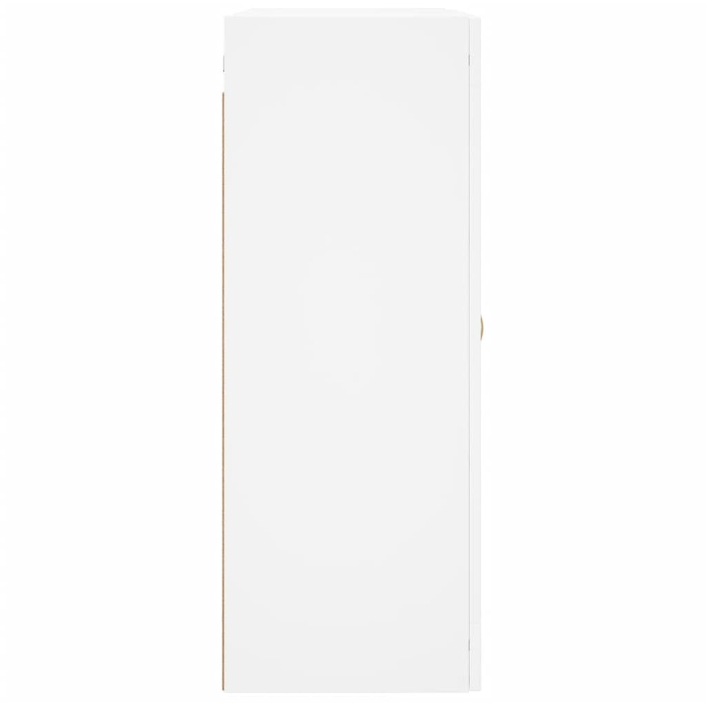 vidaXL 2 Glass Door White Wall Mounted Cabinet Image 6