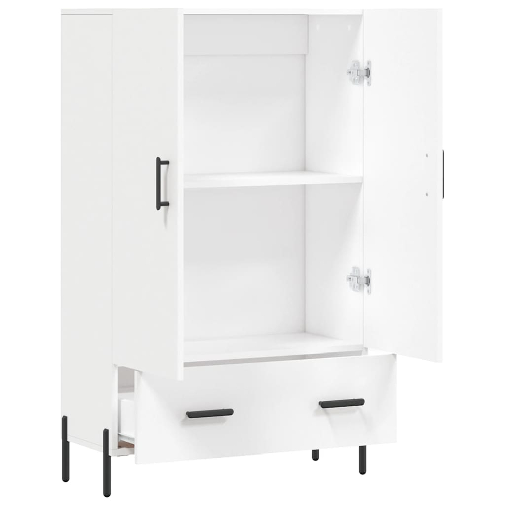 vidaXL 2 Door 2 Drawer White Highboard Image 5