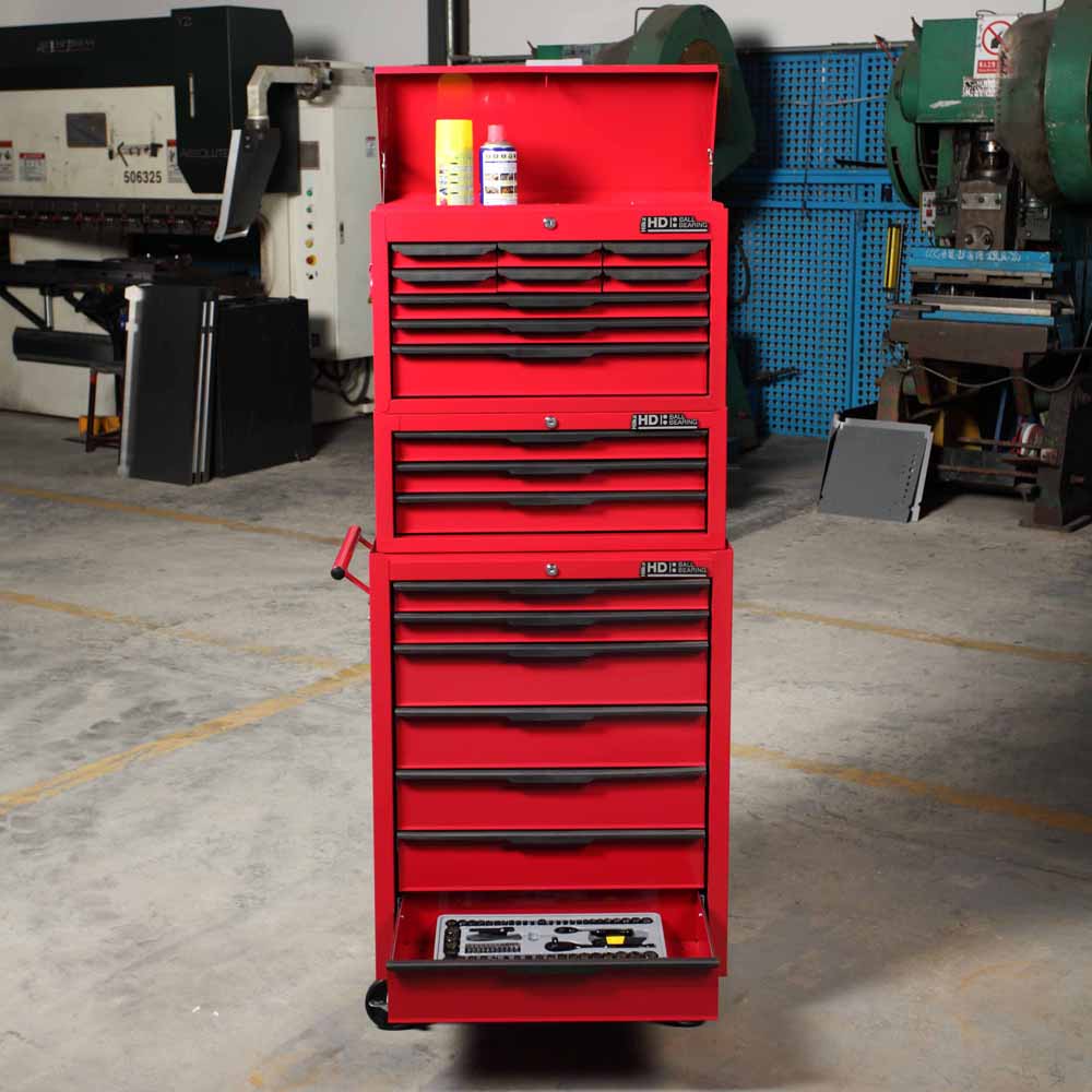 Hilka HD 19 Drawer BBS Tool Chest and Cabinet Set Image 9