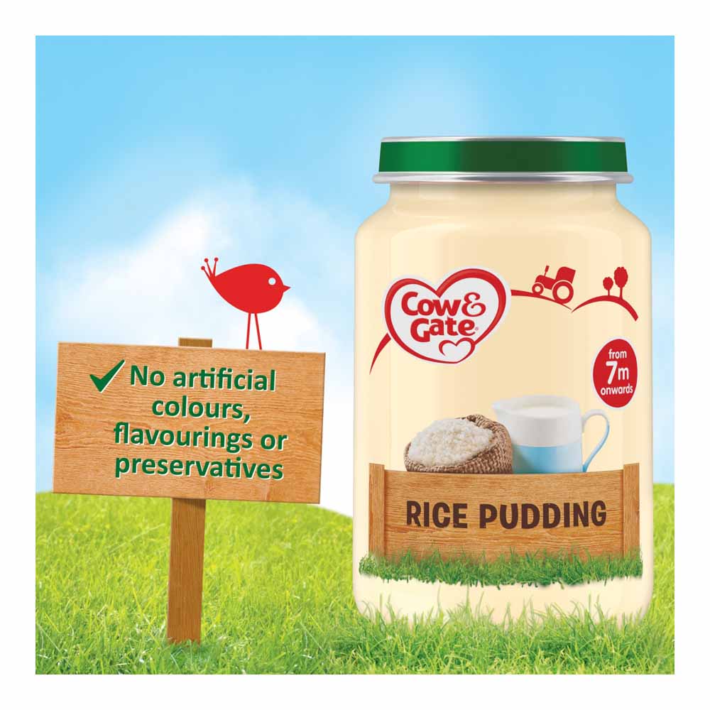 Cow and Gate Jar Rice Pudding 200g Image 2