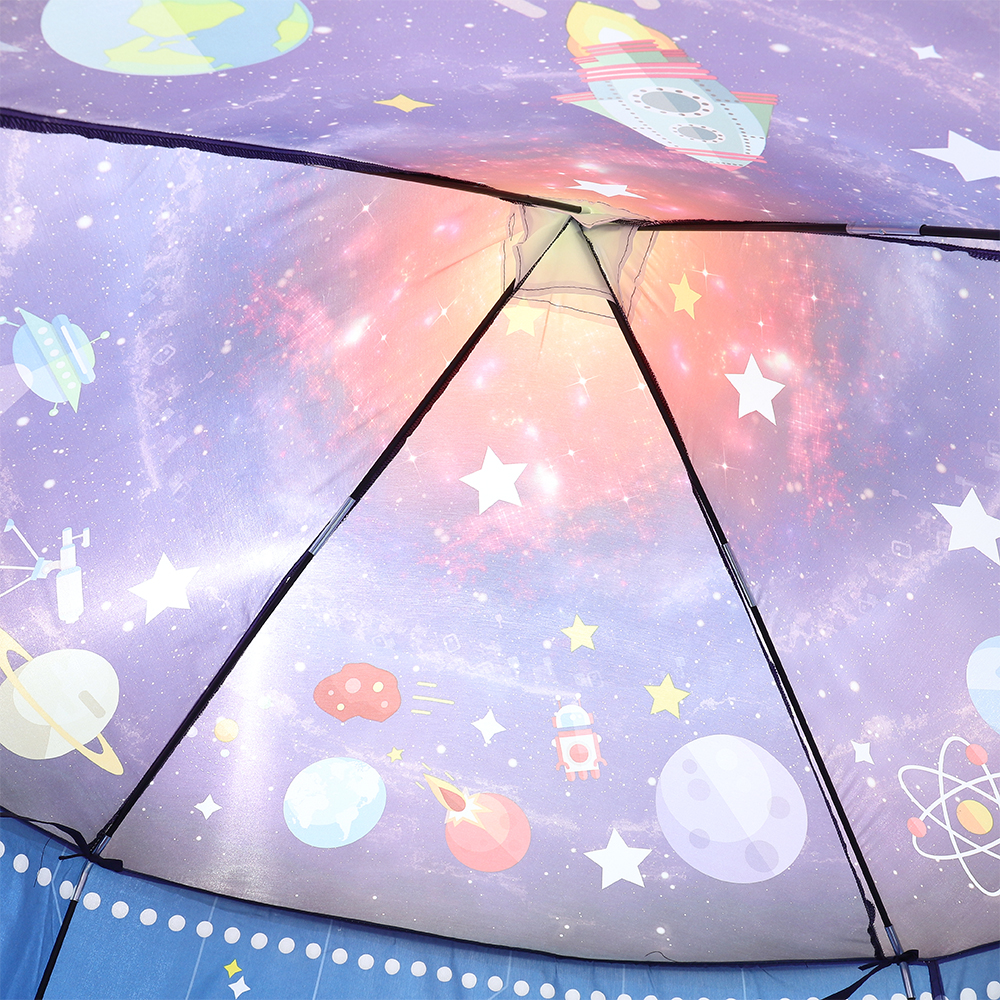 Living and Home Space Theme Kids Pop Up Play Tent Image 4