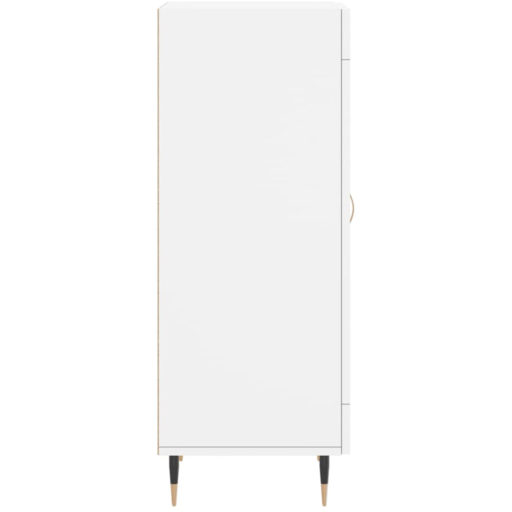 vidaXL Single Door White Sideboard Image 7
