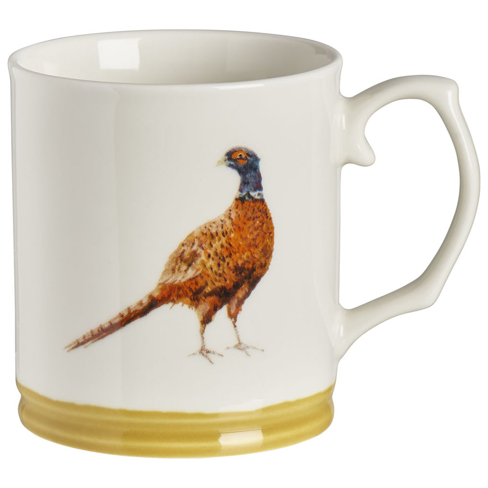 Wilko Watercolour Pheasent Mug Image 1